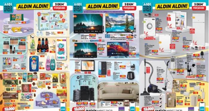 A101'e 3 Ekim'de elektrikli moped, akıllı TV, elektrikli bisiklet, bebek ürünleri ve valiz geliyor!