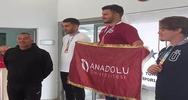 Anadolu Üniversitesi öğrencisi Türkiye şampiyonu oldu!