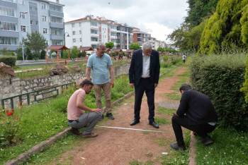 Başkan Bakkalcıoğlu Kanal Boyunda İncelemelerde Bulundu
