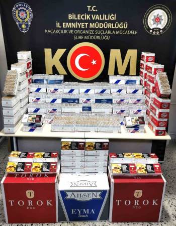 Bilecik’Te 2 Bin 250 Paket Halinde Toplam 51 Bin Adet Dolu Makaron Ele Geçirildi
