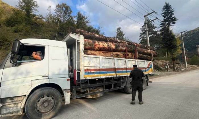 Bolu’da kaçak odun taşıyanlara büyük ceza!