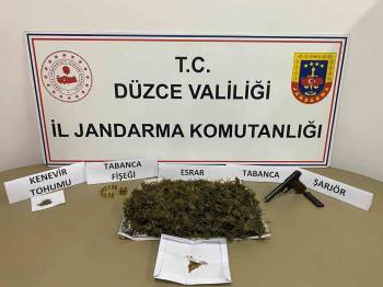 Düzce'de jandarma ekiplerinden uyuşturucu operasyonu