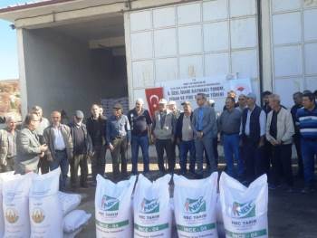 Emet’Te 440 Çiftçiye 44 Ton Sertifikalı Buğday Ve Arpa Tohumu Dağıtıldı
