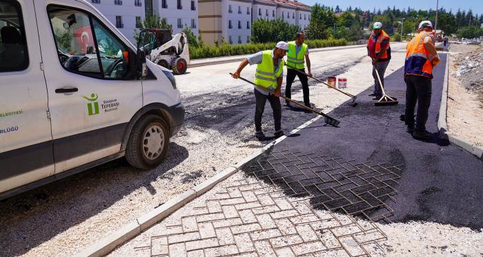 Eskişehir Baksan Sitesi'nde asfalt çalışmaları başladı!