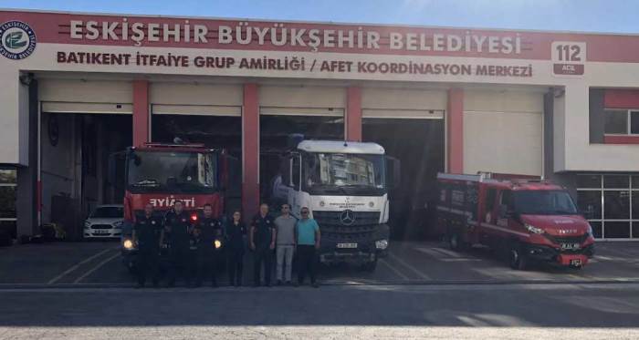 Eskişehir Büyükşehir'den Bolu'daki yangına destek ekibi