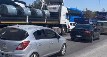 Eskişehir Çevre Yolu'nda trafik krizi: O anlar kamerada!