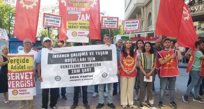 Eskişehir'de "Geçinemiyoruz, barınamıyoruz, yaşayamıyoruz!"