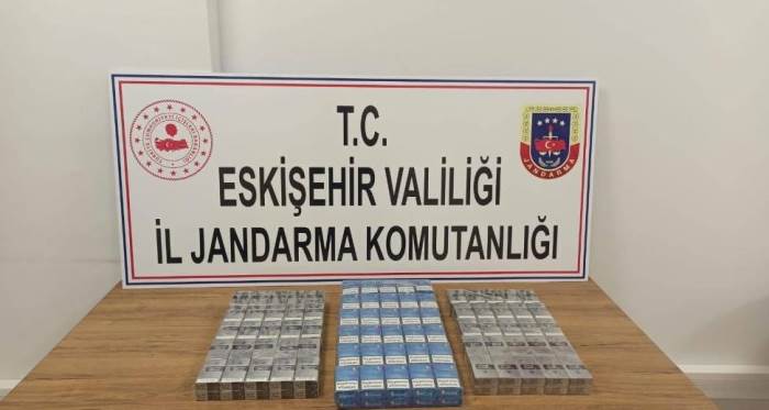 Eskişehir'de 160 paket kaçak sigara ele geçirildi