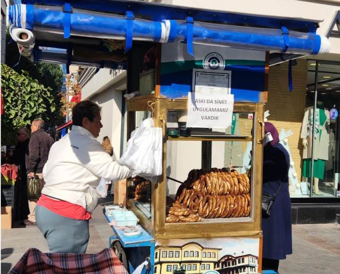 Eskişehir'de askıda simit uygulamasına ilgi azaldı