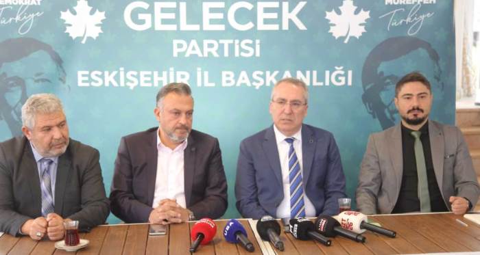 Eskişehir'de Gelecek Partisi'nden önemli mesajlar