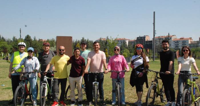 Eskişehir'de pedal gücüyle temiz hava kutlaması!