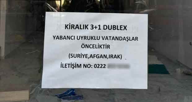 Eskişehir'de skandal kiralık ev ilanı: Türkleri yok saydı!