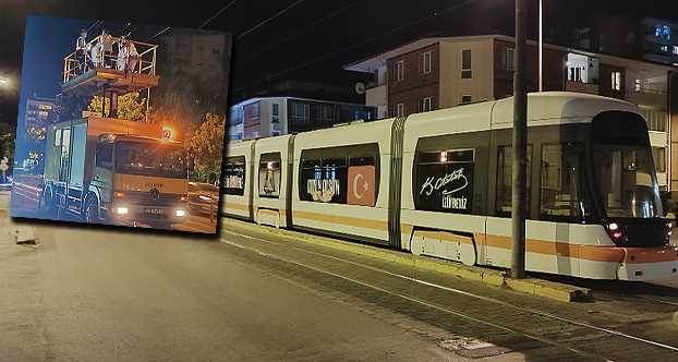 Eskişehir'de SSK-Osmangazi tramvay hattında büyük aksaklık!