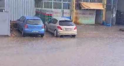 Eskişehir'de yağmur bastırdı, o bölge göle döndü