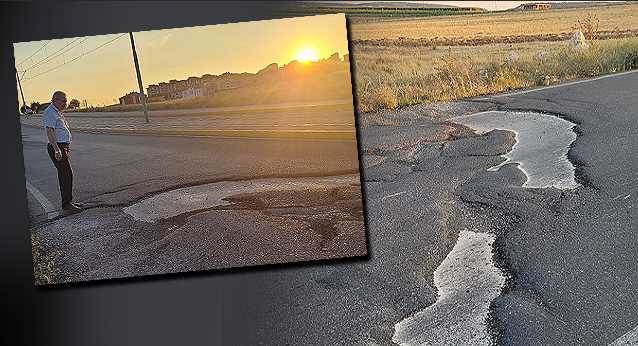 Eskişehir'de yeni yol çöktü: Acil çözüm istiyorlar!