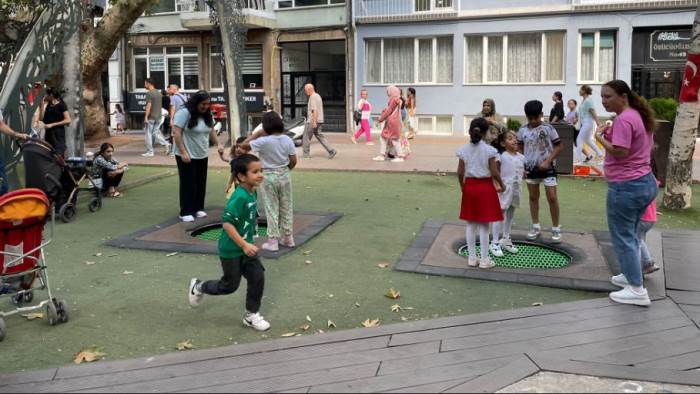 Eskişehir'in gözde yerinde çocuklar keyifli anlar geçiriyor!