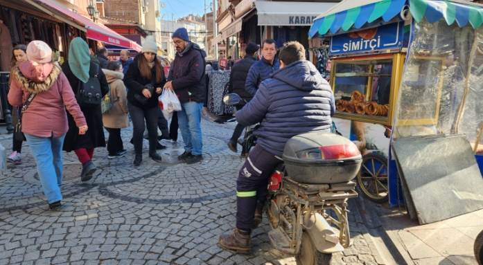 Eskişehir'in merkezinde yayalar tehlikede!