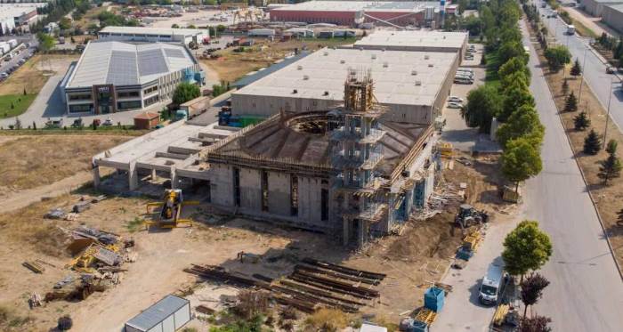 Eskişehir OSB'ye yeni cami: İnşaat sürüyor