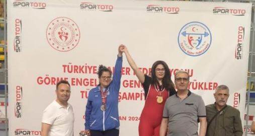 Eskişehirli görme engelli sporcu Türkiye şampiyonu oldu