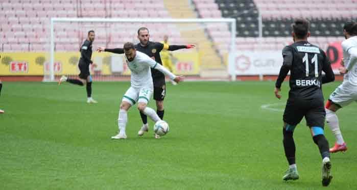 Eskişehirspor - Kırklarelispor: 2 - 2 (Maç sonucu)