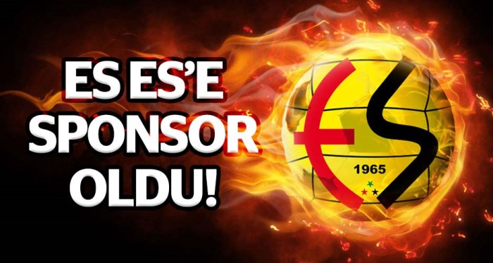 Eskişehirspor'a sponsor oldu!