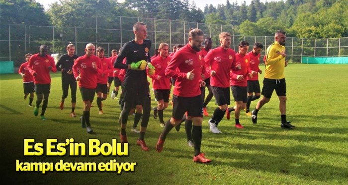 Eskişehirspor'un Bolu kampı devam ediyor