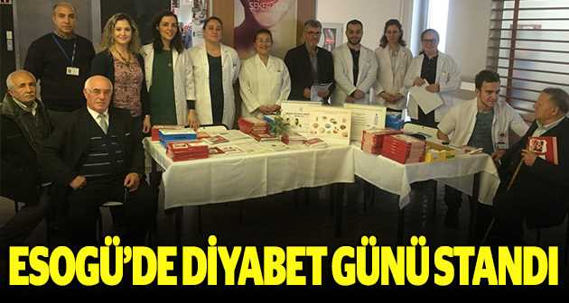 ESOGÜ'de Diyabet Günü standı açıldı