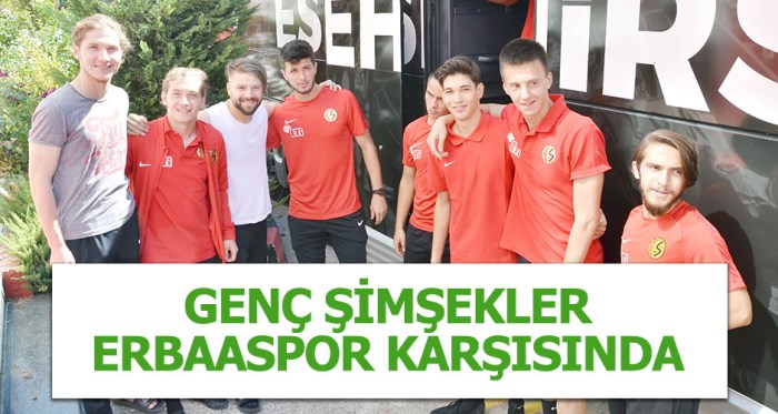 Genç Şimşekler Erbaaspor karşısında