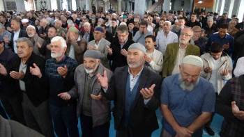 Kütahya’Da, Hayatını Kaybeden Filistinliler İçin Gıyabi Cenaze Namazı Kılındı
