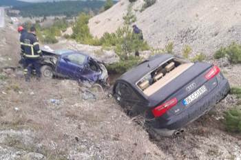 Kütahya’Da İki Otomobilin Çarpıştığı Trafik Kazasında 3 Kişi Yaralandı
