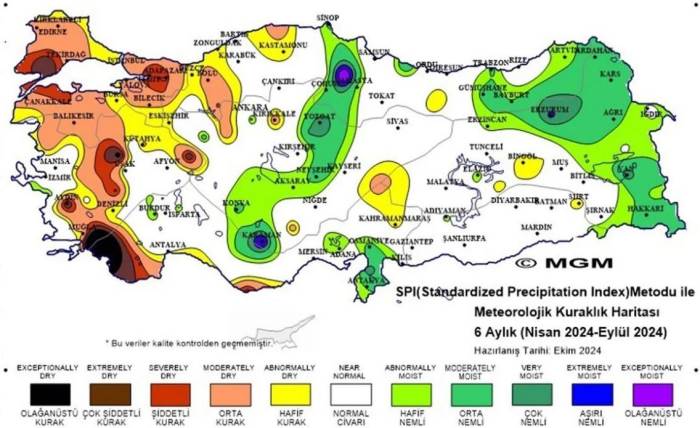 Meteoroloji'nin haritası korkuttu: İşte Eskişehir'deki kuraklığın boyutu...