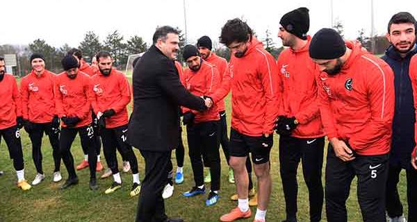 Rektör Çomaklı’dan Eskişehirspor’a destek sözü