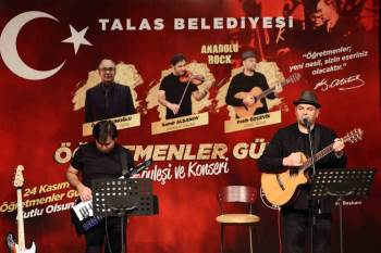 Talas Belediyesi’nden Öğretmenler Günü’ne Özel Konser ve Söyleşi