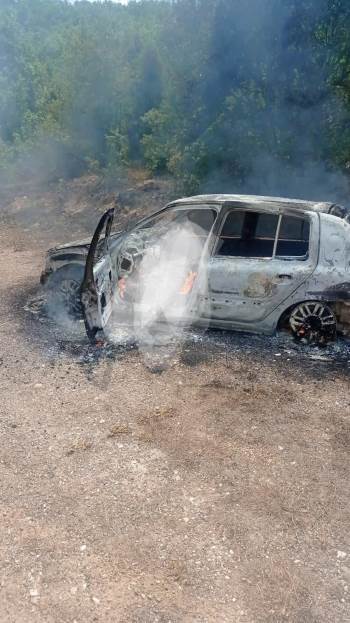 Yanan Araçta Bulunan  Kişi Yaşamını Yitirdi
