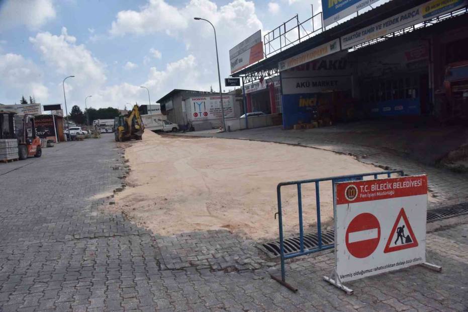 Bilecik Belediyesi Küçük Sanayi Sitesi’nde ça…