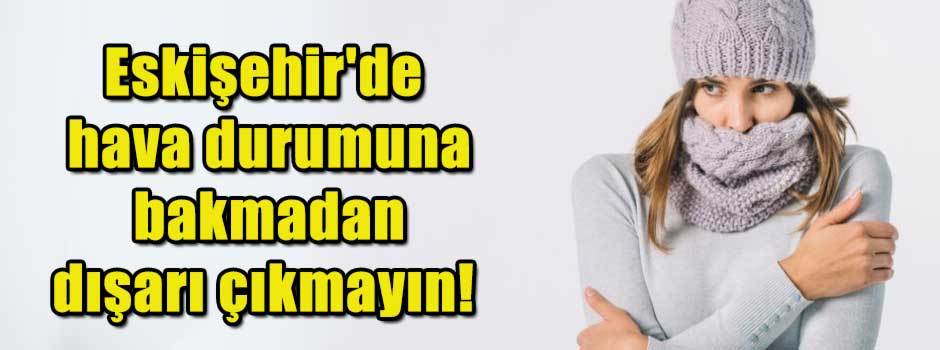 Eskişehir'de hava durumuna bakmadan dışarı çı…