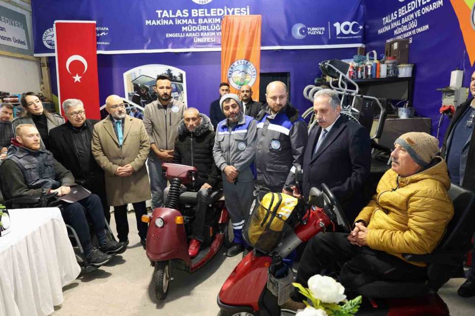 Talas’ta engelli araçları için bakım ve onarı…